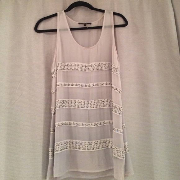 Sheer beaded tunic. - Picture 1 of 1