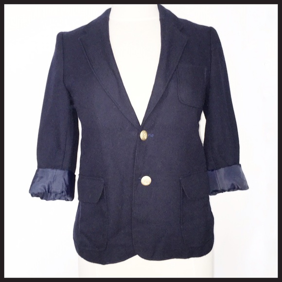 Dark blue black blazer