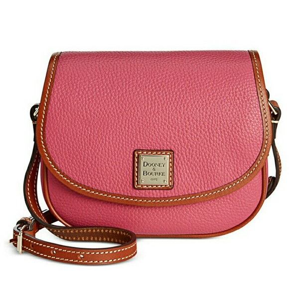 Dooney & Bourke Hallie Pink Leather Crossbody