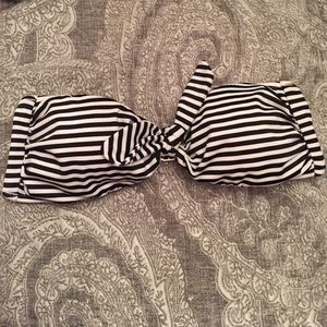 Victoria's Secret striped bandeau top size S