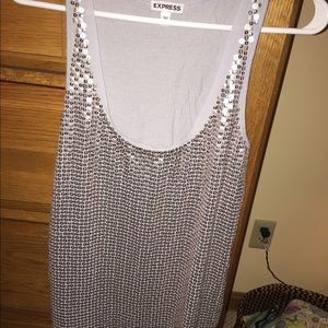 express sequence tank top