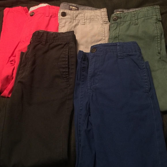 Boys chino style colored pants