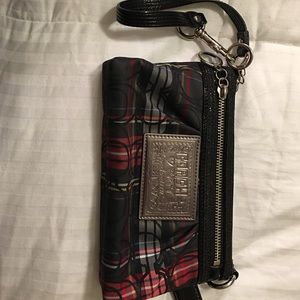 Authentic Coach Poppy wristlet