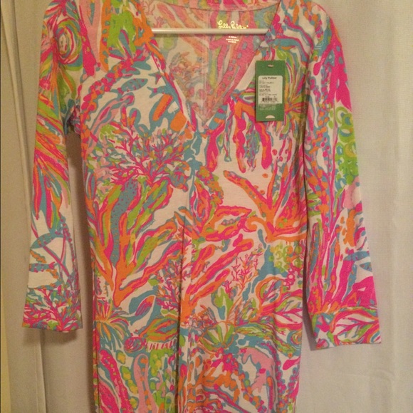 Lilly Pulitzer Christie Dress Scuba to Cuba Small