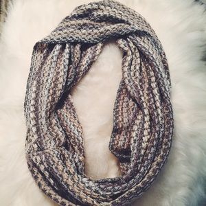 Italian made Thick Knit Infinity Scarf