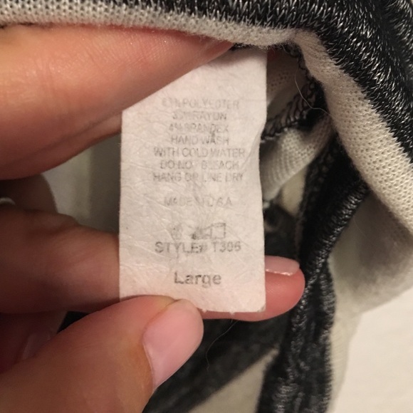 Black and White Striped Shirt - Picture 3 of 3