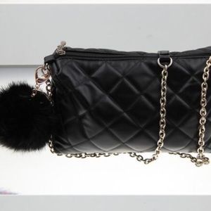 Faux fox furry balls