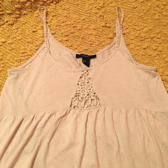 Crochet detailed tank top