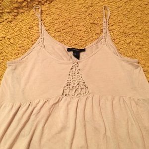 Crochet detailed tank top