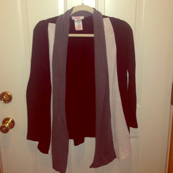 Bongo black/grey/white cardigan