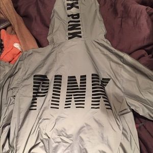 PINK Vs reflective wind breaker jacket.
