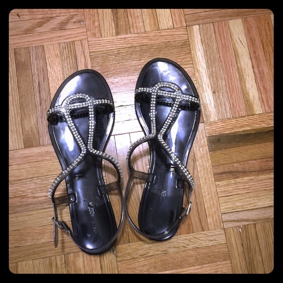 Steve Madden rhinestone sandals SZ 9