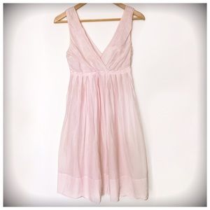 Pale pink cotton dress