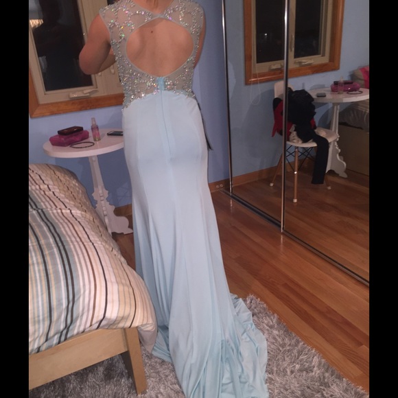 Light blue Prom dress - Picture 3 of 4