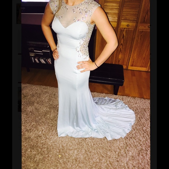 Light blue Prom dress - Picture 4 of 4