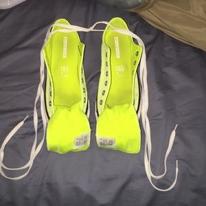 Lime green converse sneakers