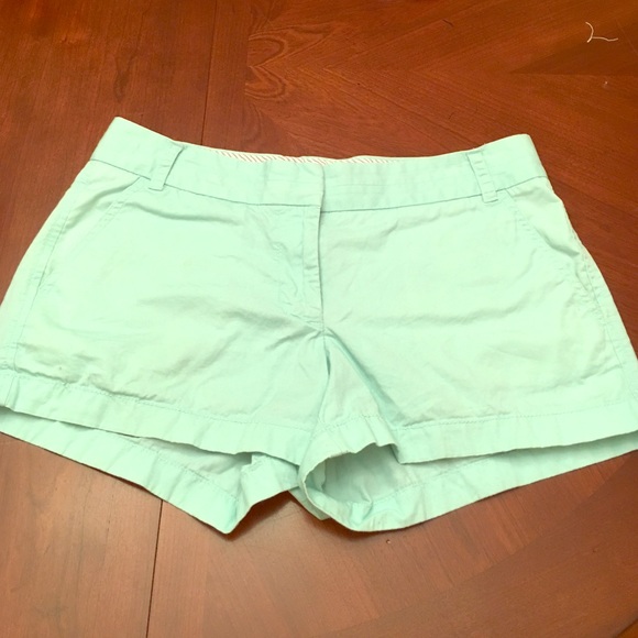 J. Crew mint shorts