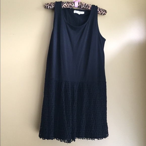 Black mini dress