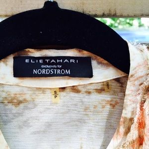 Elie Tahari for Nordstrom Sheer Sleeveless Top