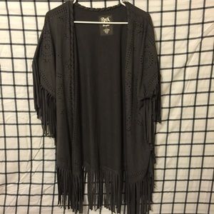 Fringe cardigan