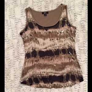 SEQUIN PATTERN TANK TOP