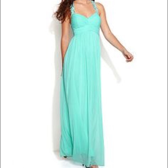 Turquoise dress