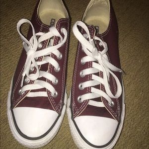 Maroon Converse