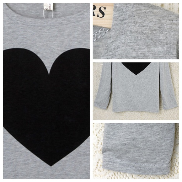 🌟Heart Long Sleeve Tee - Picture 2 of 2