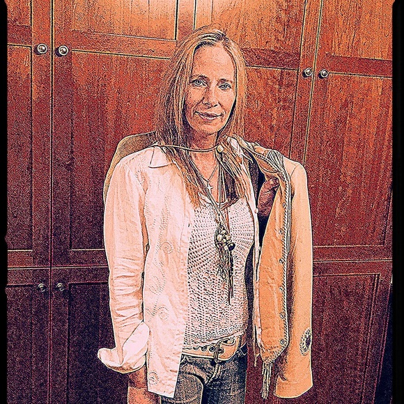 Talbots HAND KNIT lined crochet tank PERFECT COND.