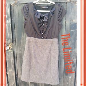 Brown and plaid The Limited dress