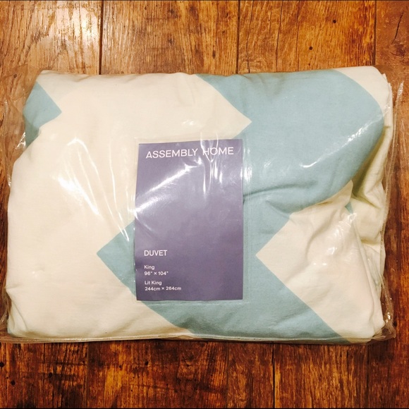 Urban Outfitters King Duvet Chevron