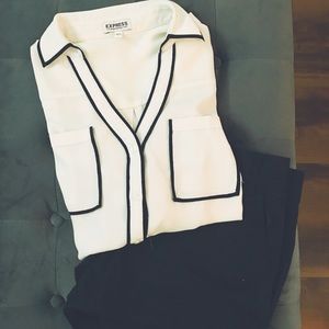 Express Portofino Blouse Size Small