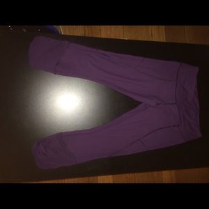 Purple Lululemon Athletica Yoga Running Pant