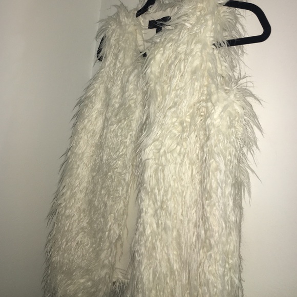Faux fur vest