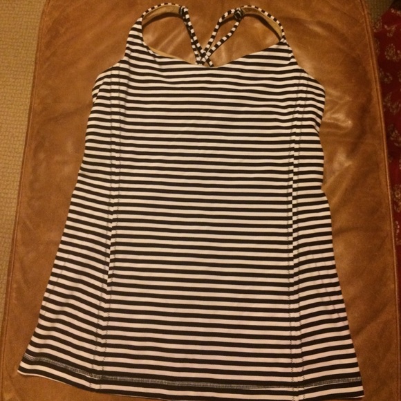Striped lululemon tank