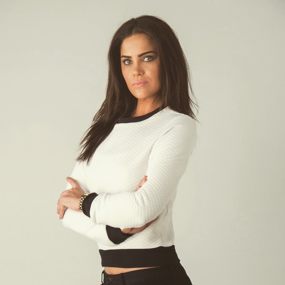 White JACQUARD Sweater - Picture 2 of 2