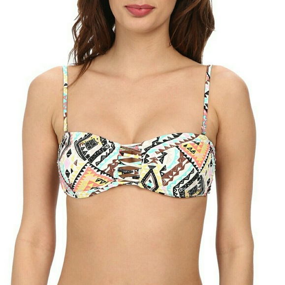 Super cute Billabong Safari Bandeau Top new