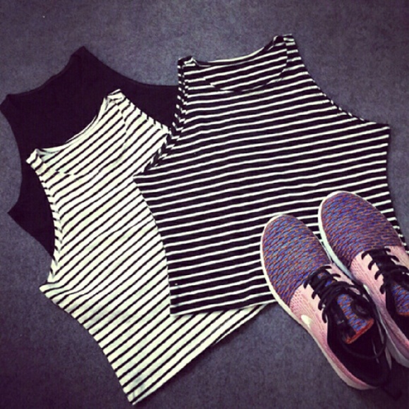 Striped Crop Top