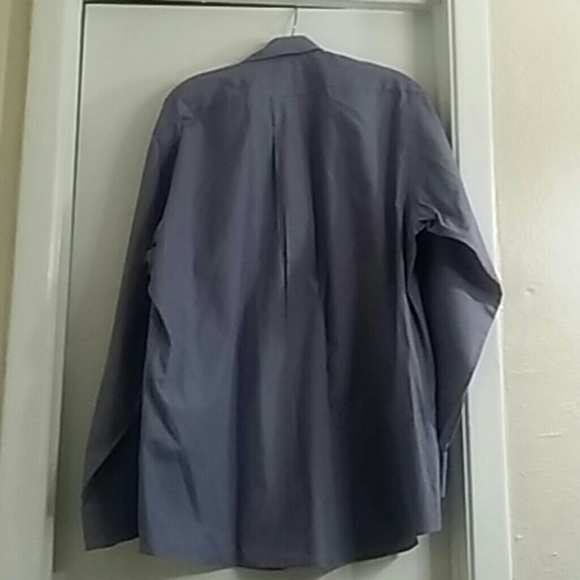 JOS A. Bank Navy Blue/White Button Down Shirt - Picture 4 of 4