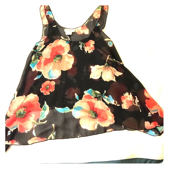 Sheer Flower Top