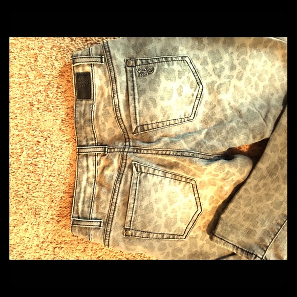 Jessica Simpson cheetah print skinny jeans