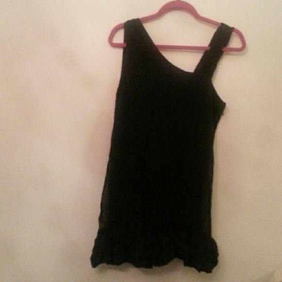 Alice + Oliva Black Silk Dress in Small