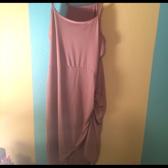 Asymmetrical dress and sandals. Reserved bundle