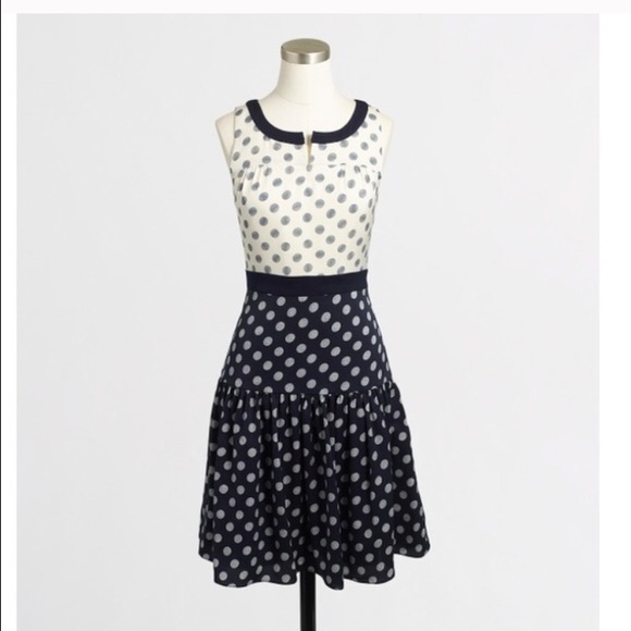 J Crew dress ⚫️⚪️