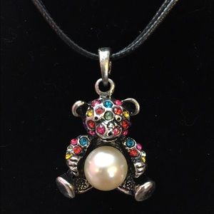 Teddy bear necklace