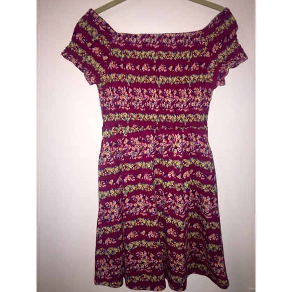 Floral stripped dress