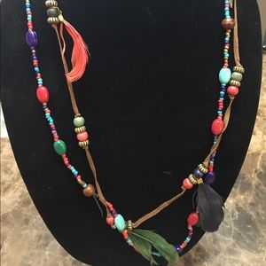Feather necklace