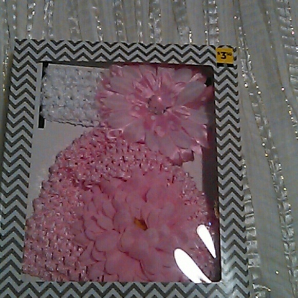 Baby girls pink headband