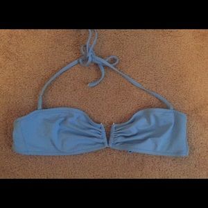 Blue bathing suit top