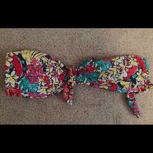 Forever 21 floral bathing suit top